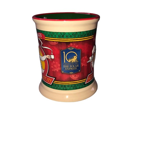 Polar Express 10th Anniversary Mug: Hot! Hot! We Got It! 4 3/4” Cocoa Mug Cup - Picture 3 of 7